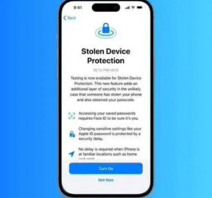 临泽苹果授权维修店分享被盗设备保护功能开启方法 