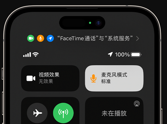 临泽苹果授权维修网点分享iPhone在通话时让你的声音更清晰 